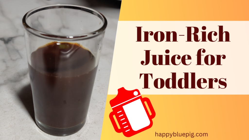 Iron-rich juice for toddlers